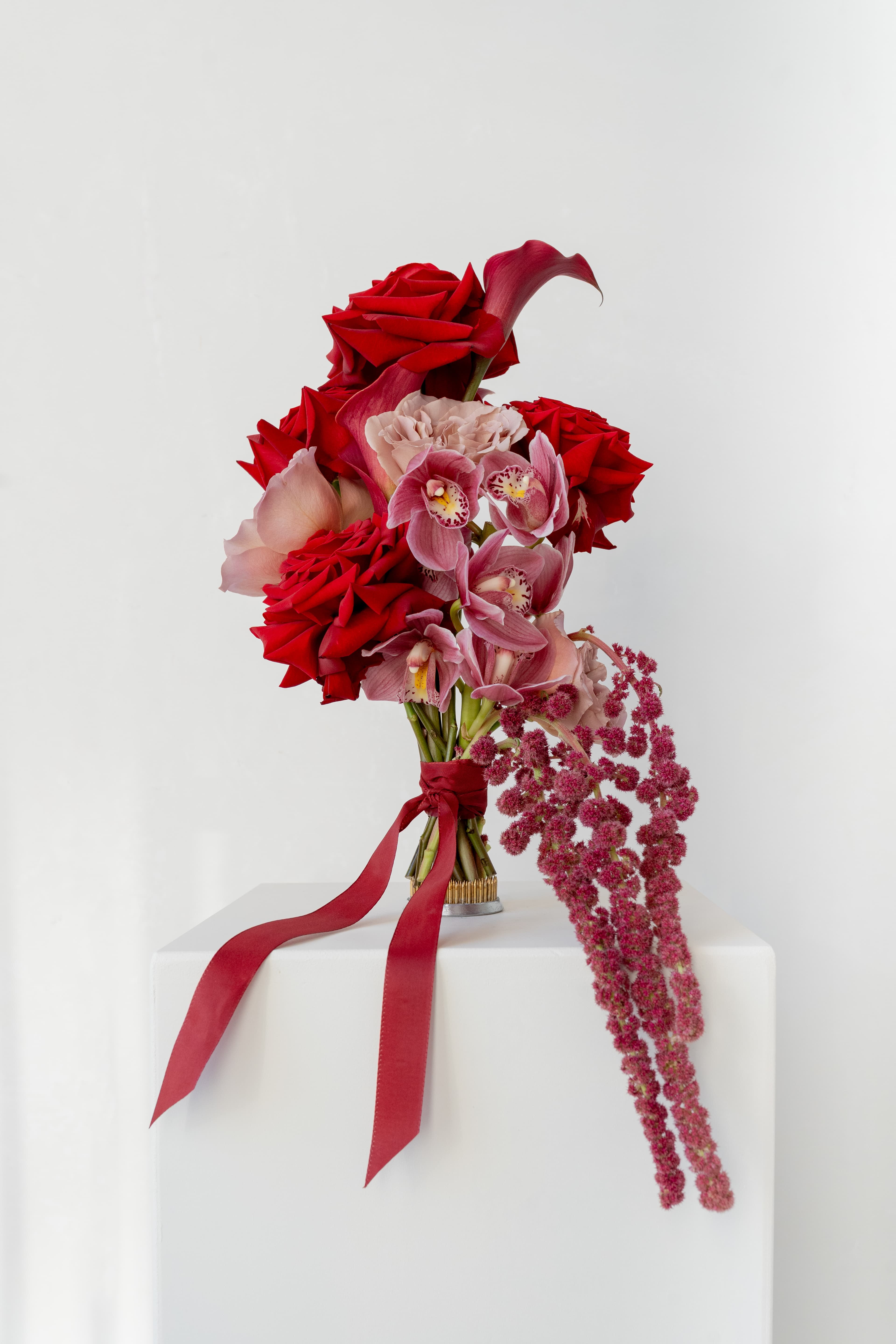 Foto mit roten Rosen